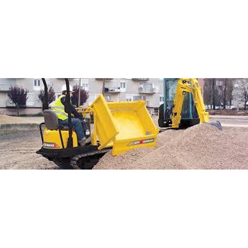 dumper à  chenilles cu 1,2t