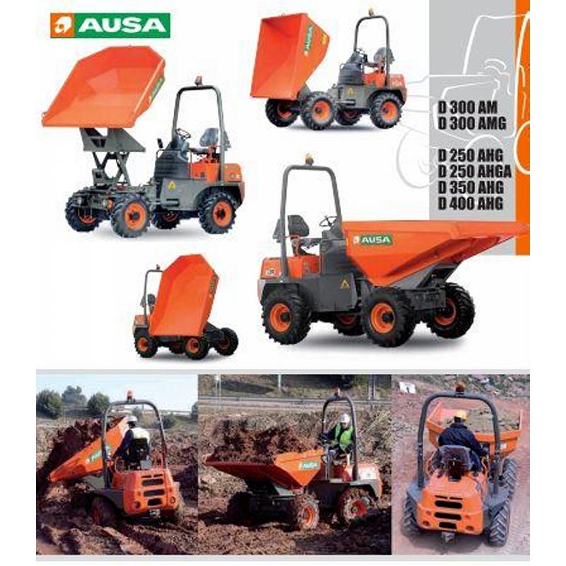 dumper à  pneus cu 2,5t