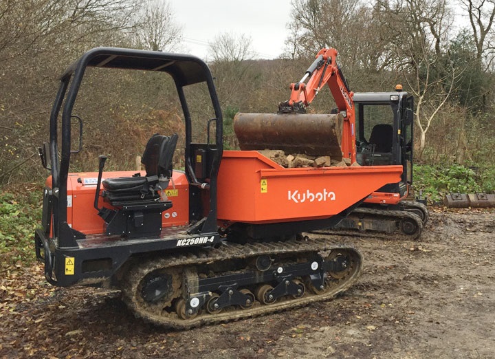 dumper à chenille 2.5t